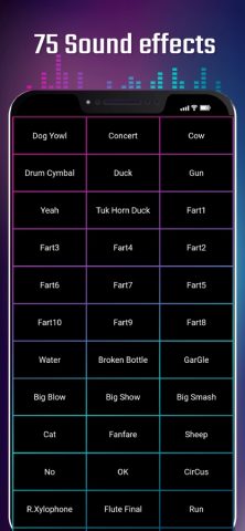 Sound Effect DJ для iOS — скриншот 1