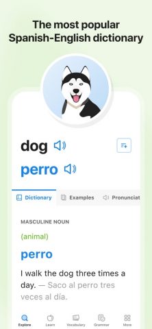 SpanishDictionary.com Learning для iOS — скриншот 1
