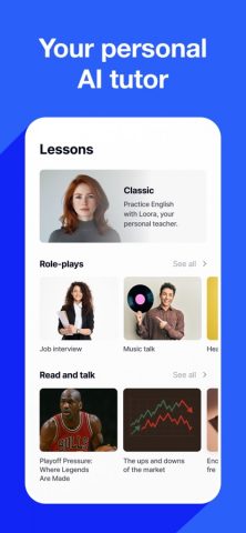 Speak English with Loora AI для iOS — скриншот 2