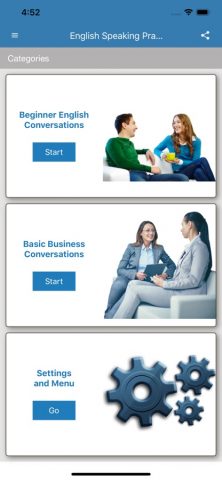 Speaking English Practice для iOS — скриншот 1