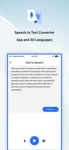 Speech To Text : Audio To Text для iOS — скриншот 2