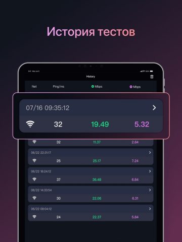 SpeedTest : Скорость Интернета для iOS — скриншот 5
