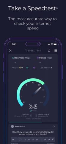 Speedtest by Ookla для iOS — скриншот 1