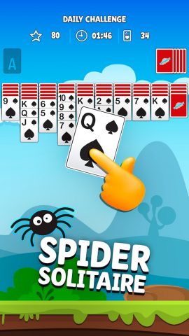 Spider Solitaire Online — скриншот 1