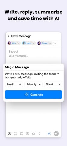 Spike: AI Email & Team Chat для iOS — скриншот 3