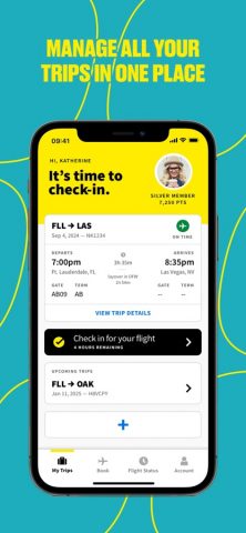Spirit Airlines для iOS — скриншот 4