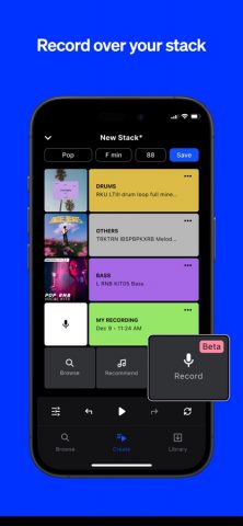 Splice: Make music now для iOS — скриншот 3