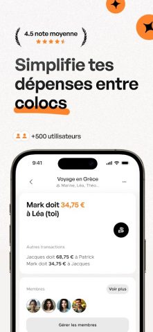Split — Разделение расходов для Android — скриншот 1
