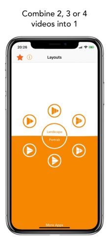 Split Screen Videos для iOS — скриншот 1