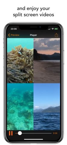 Split Screen Videos для iOS — скриншот 4