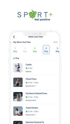 Sport Plus для Android — скриншот 1