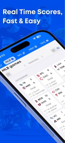 Sports Alerts для iOS — скриншот 1