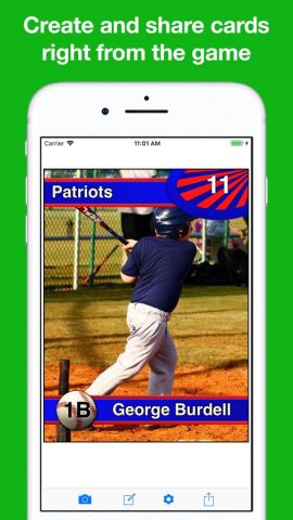 Sports Card Maker Pro для iOS — скриншот 1