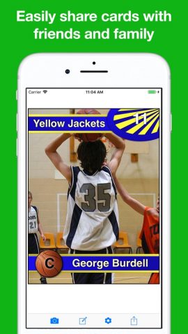 Sports Card Maker Pro для iOS — скриншот 2