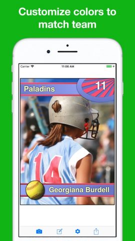 Sports Card Maker Pro для iOS — скриншот 3