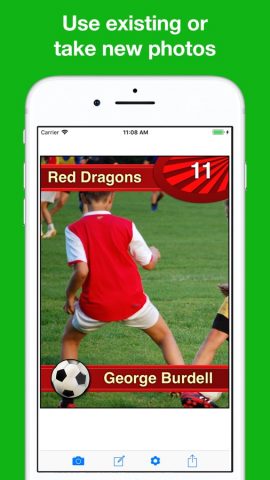 Sports Card Maker Pro для iOS — скриншот 4