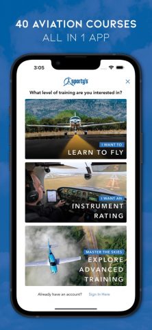 Sporty’s Pilot Training для iOS — скриншот 1
