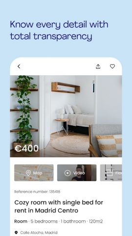 Spotahome: Online rentals для Android — скриншот 3