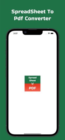 SpreadSheet To PDF App для iOS — скриншот 1