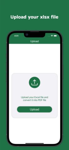 SpreadSheet To PDF App для iOS — скриншот 2