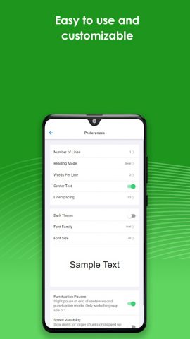 Spreeder — Speed Reading для Android — скриншот 2