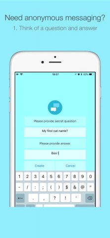 Spy Messenger для iOS — скриншот 1