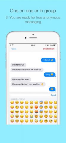 Spy Messenger для iOS — скриншот 3