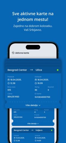 Srbijavoz для iOS — скриншот 5