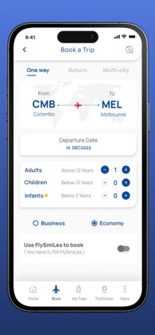 SriLankan Airlines для iOS — скриншот 4