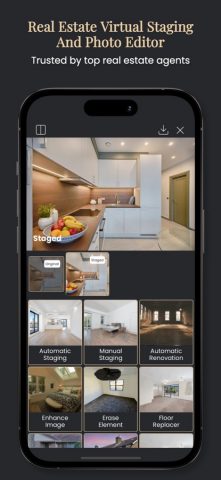 Stager AI Home Virtual Staging для iOS — скриншот 1