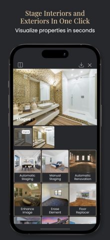 Stager AI Home Virtual Staging для iOS — скриншот 2