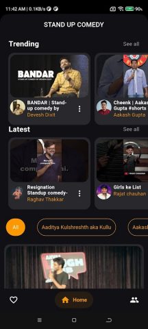 Stand Up Comedy для Android — скриншот 1