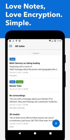 Standard Notes для Android — скриншот 1