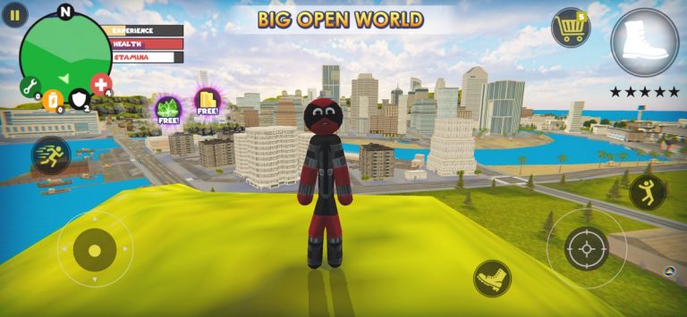 Stick Rope Hero для iOS — скриншот 2