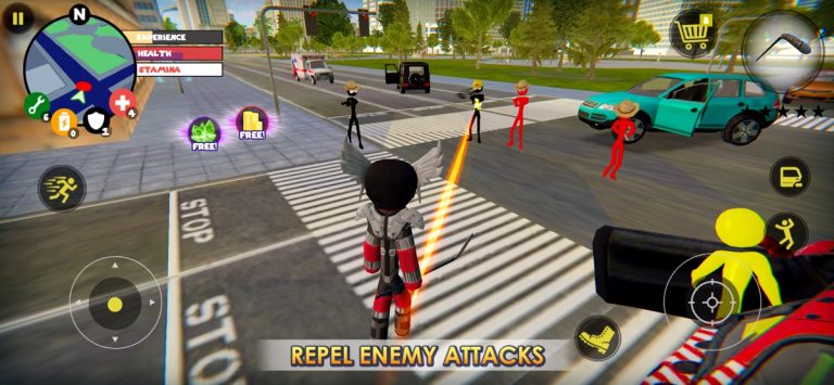 Stick Rope Hero для iOS — скриншот 5