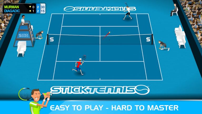 Stick Tennis для Android — скриншот 1