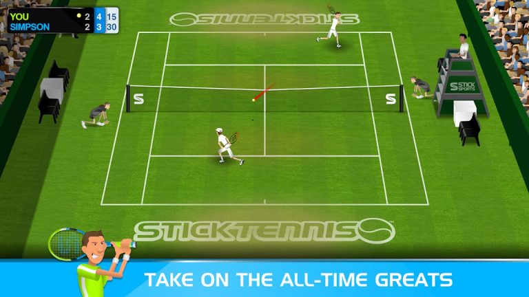 Stick Tennis для Android — скриншот 2