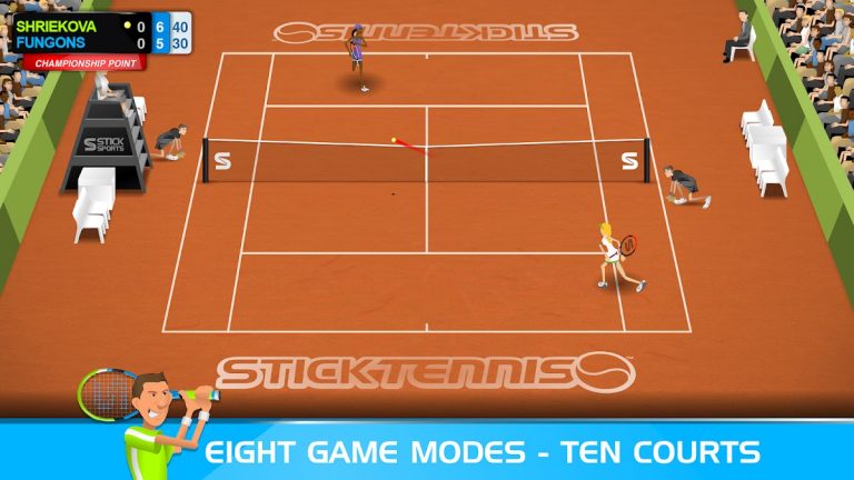 Stick Tennis для Android — скриншот 3