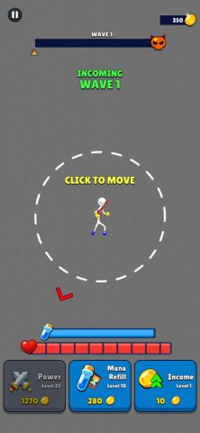 Stickman Hero Fight для iOS — скриншот 1