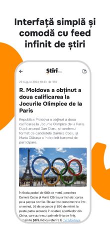 Stiri.md — Știri din Moldova для iOS — скриншот 2