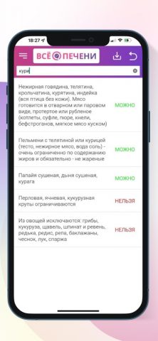 Стол №5 для iOS — скриншот 2