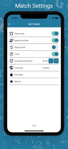 Stop! Random letter generator для iOS — скриншот 5
