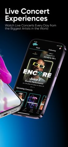 Stream LIVE Music Events для iOS — скриншот 2