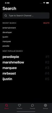 Subscribers: Live Counter для iOS — скриншот 5