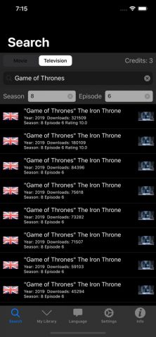 Субтитры для iOS — скриншот 3