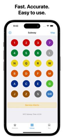 Subway Time NYC для iOS — скриншот 1