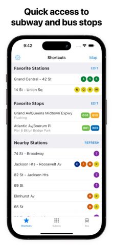 Subway Time NYC для iOS — скриншот 2