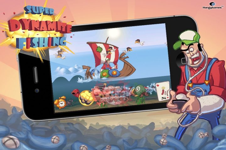 Super Dynamite Fishing для iOS — скриншот 1