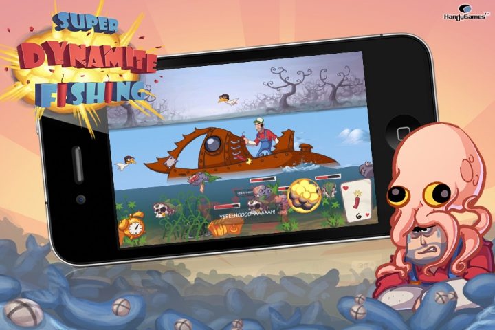 Super Dynamite Fishing для iOS — скриншот 2