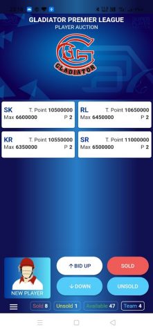 Super Player Auction для Android — скриншот 2